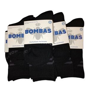 Bombas Men's Black Athletic Socks - Set Of 6